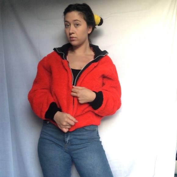 FUZZY SWEATER JACKET - Picture 7 of 8